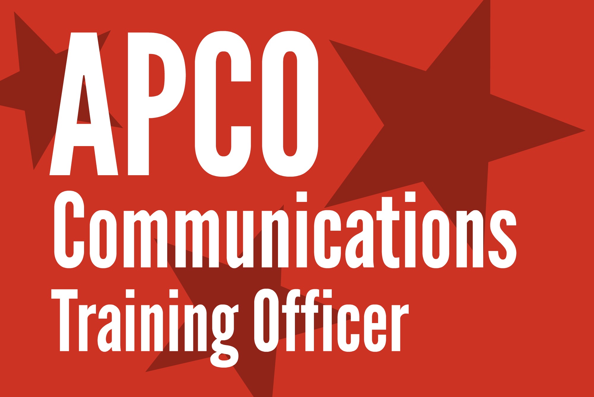 APCO Communications Training Officer ACOG