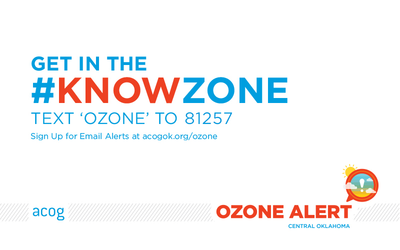 Get In the #KNOWZONE: Text OZONE to 81257 to Receive Ozone Alert Texts